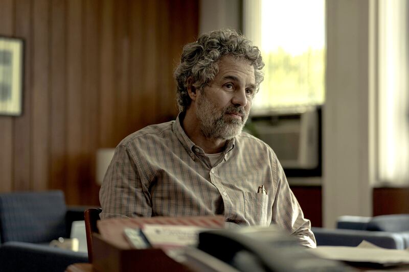 Task: Mark Ruffalo. Photograph: HBO