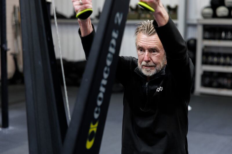 Denis Horan (63) has undertaken resistance training after being diagnosed with Parkinson's. Photograph: Dan Dennison