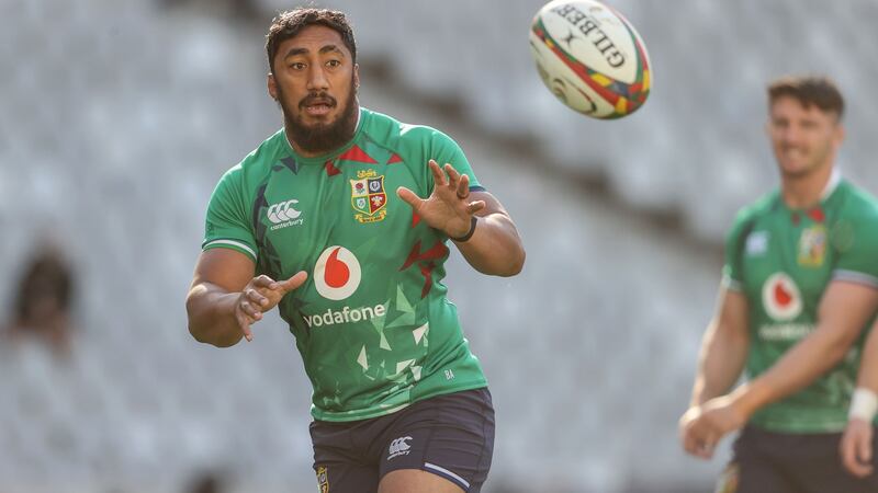 Ronan O’Gara has called for Bundee Aki to get a run in the Lions midfield for the third Test. Photograph: Dan Sheridan/Inpho