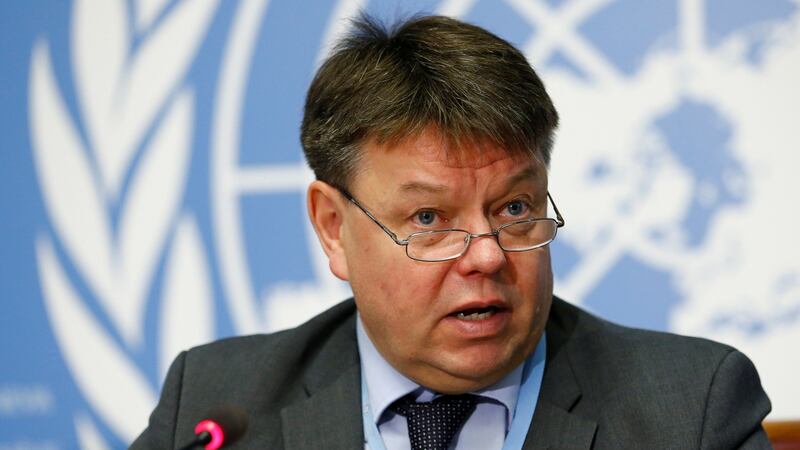 Petteri Taalas, secretary general of the World Meteorological Organisation:  the COP21 World Climate Change Conference in Paris in December 2015 marked “a new era of climate change reality, with record high greenhouse gas concentrations”. Photograph: Denis Balibouse/Reuters