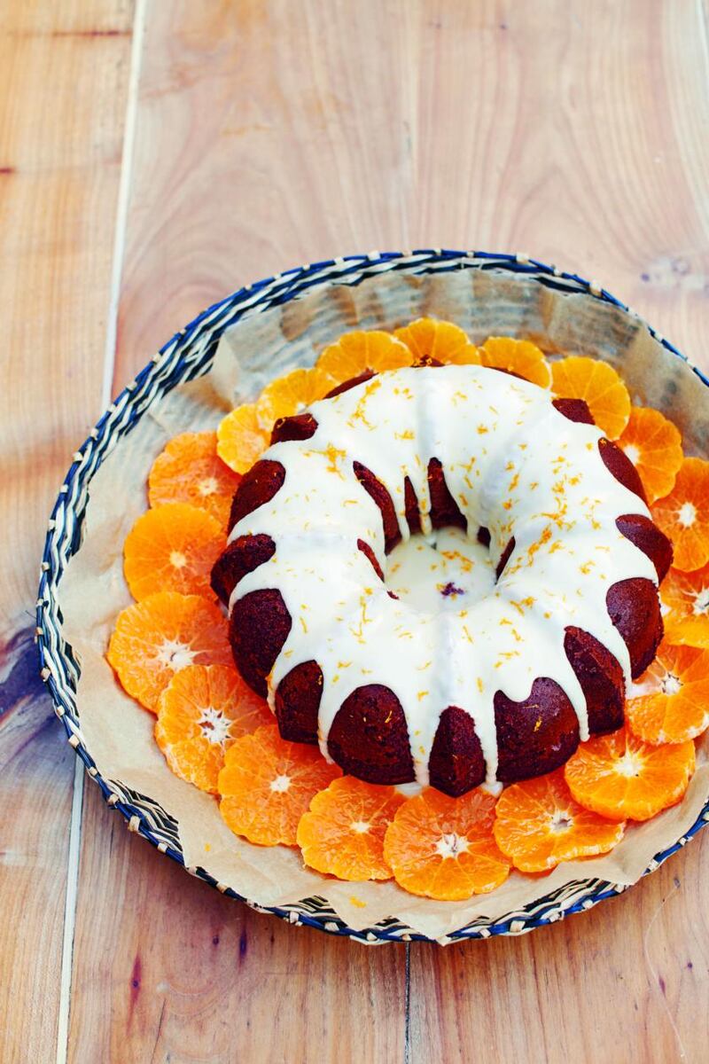 Tangerine dream cake. Photograph: Levon Biss