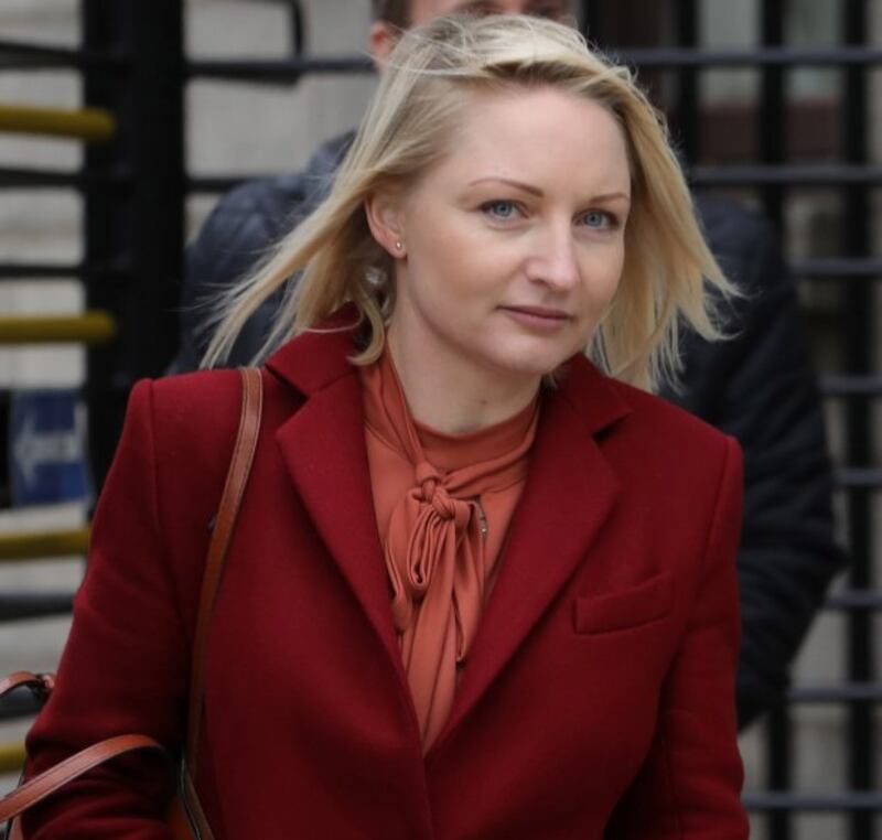 Eva Hawthorn leaving the Four Courts on Thursday. Photograph: Collins