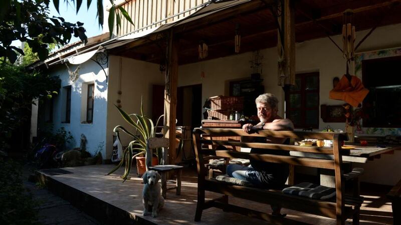 Retired nuclear scientist Igor Sheptovetsky, who opened a hotel in Koktebel: ‘What happened in Crimea is a miracle.’ Photograph: James Hill/The New York Times