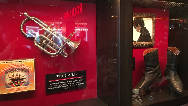 Hard Rock Cafe Dublin: Paul McCartney’s boots, and the cornet from Strawberry Fields and Hey Jude