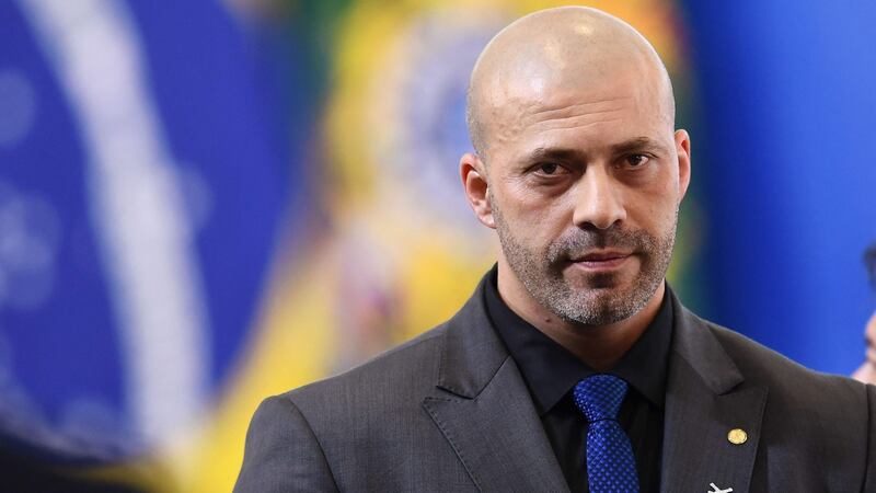 Brazilian deputy Daniel Silveira: The electoral court can still ban him from competing in October’s election, as he plans to run for a senate seat in Rio de Janeiro.  Photograph:  Evaristo Sa/AFP