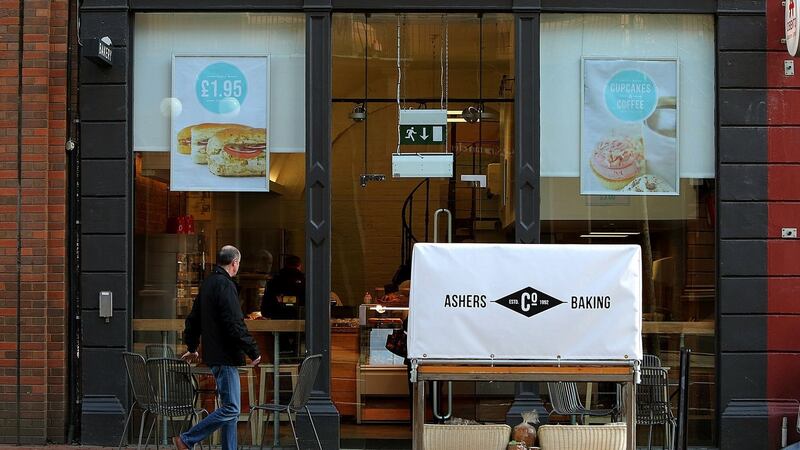 Ashers bakery on Royal Avenue in Belfast. Photograph: PA