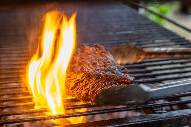 Andy Noonan's reverse seared picanha. Photograph: Tom Honan