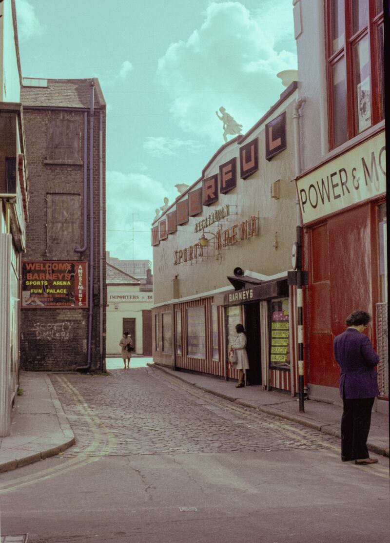 Marlborough Place, off Talbot Street, Dublin, 1975. Photograph: Mick Brown