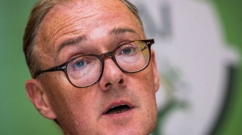 The fact that Roy Barrett, a stockbroker, albeit one with a healthy background in amateur football, was chosen to lead at this crucial moment in the history of Irish football is a story in itself. Photograph: Ryan Byrne/Inpho