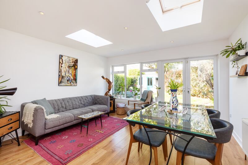 Diningroom/living space. Photograph: Wojtek Bartkowski