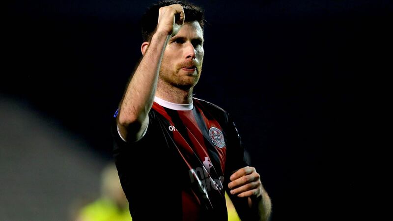 Dinny Corcoran’s goals could be very important for Bohs. Photograph: Ryan Byrne/Inpho