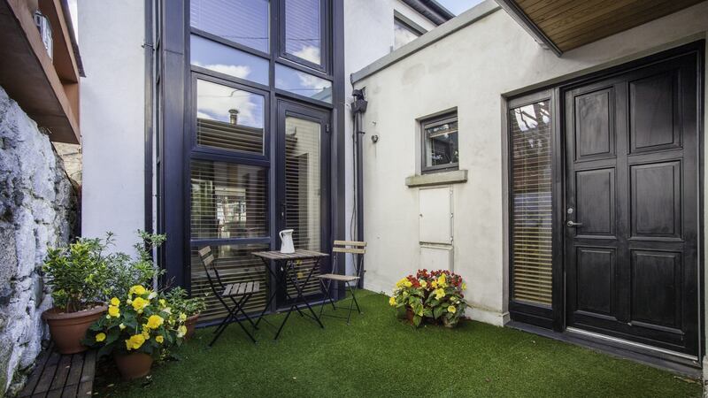The front courtyard at 47 Warner’s Lane, Ranelagh, Dublin 6