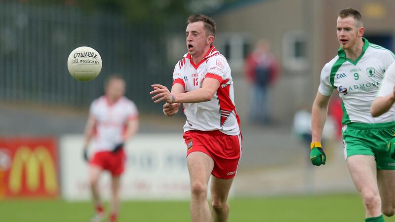 Nigel Rabbitt is  a key player on the Abbeylara team who reached this year’s Longford county final. Photograph: Ryan Byrne/Inpho