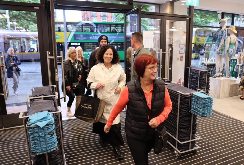 Penney's O'Connell Street:  Doors open to the public at the official relaunch of the flagship store in Dublin
Photograph: Dara Mac Dónaill