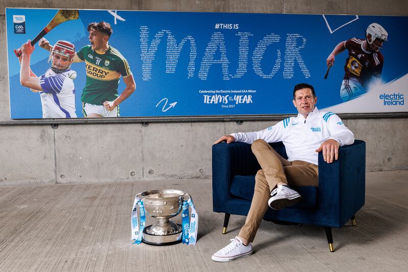 Former Tyrone footballer Seán Cavanagh at a preview event for the Electric Ireland All-Ireland minor finals at Croke Park. Photograph: Ben Brady/Inpho