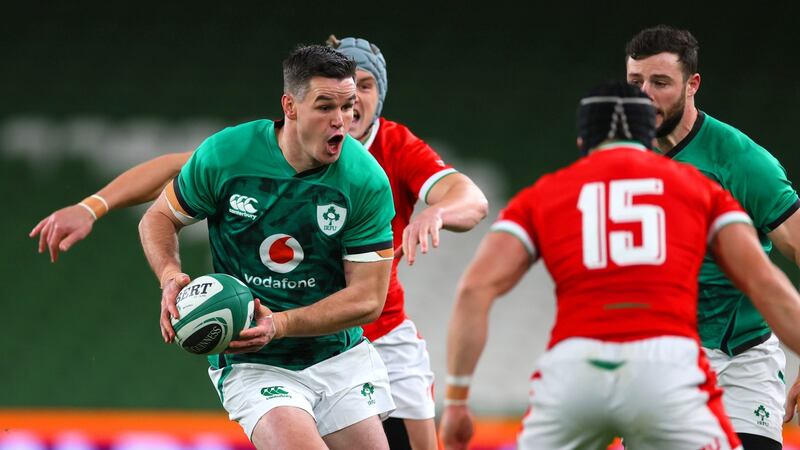Johnny Sexton’s current IRFU contract takes him up to next June, he is now 35.  File photograph: Inpho