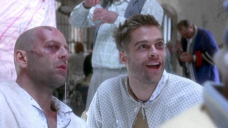12 Monkeys: Bruce Willis and Bradd Pitt in the Terry Gilliam film