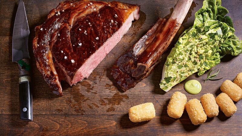 Steak with potato croquettes, from The French Laundry, Per Se.