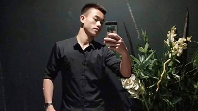 Nguyen Dinh Luong  (20), posing for a selfie. Photograph: Family of Nguyen Dinh Luong via AP