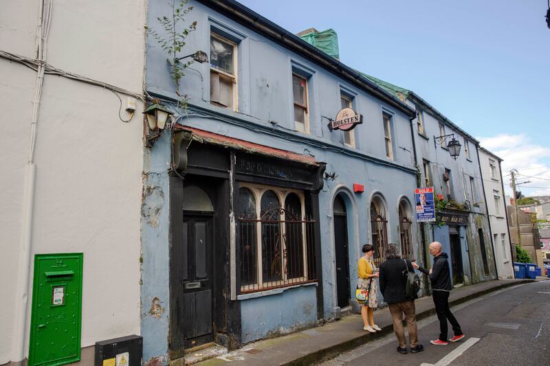 Derelict pub and house on Dominick Street, Cork city. Photograph: Daragh McSweeney/Provision