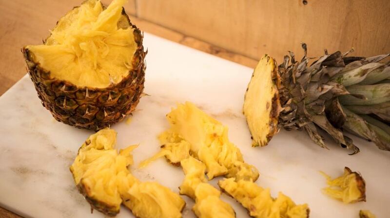 With anything other than a snack pineapple, it has to be the knife. Photograph: Linda Nylind/The Guardian