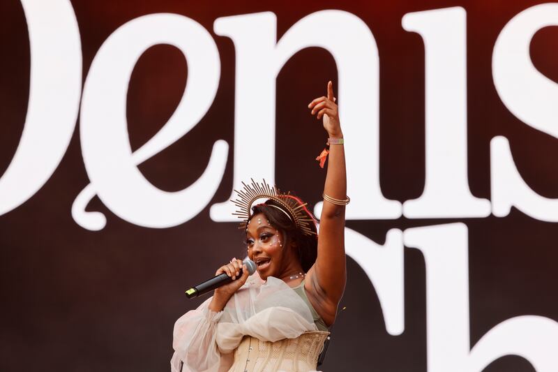 Denise Chaila performs on the main stage at Electric Picnic. Photograph: Alan Betson

