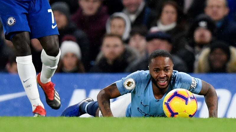 Manchester City’s Raheem Sterling says newspapers are “fuelling” racism. Photo: Will Oliver/EPA