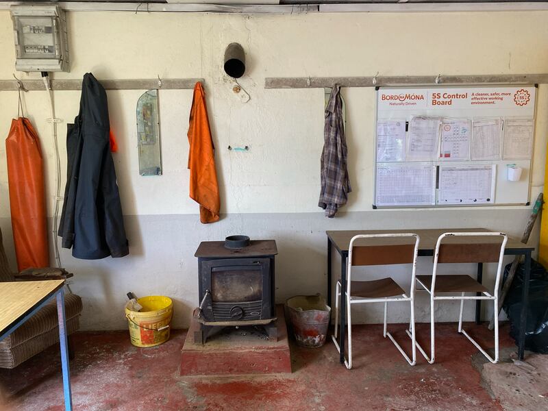 The abandoned workers' hut at Cloontuskert bog, Co Roscommon. Photograph: Deirdre Falvey