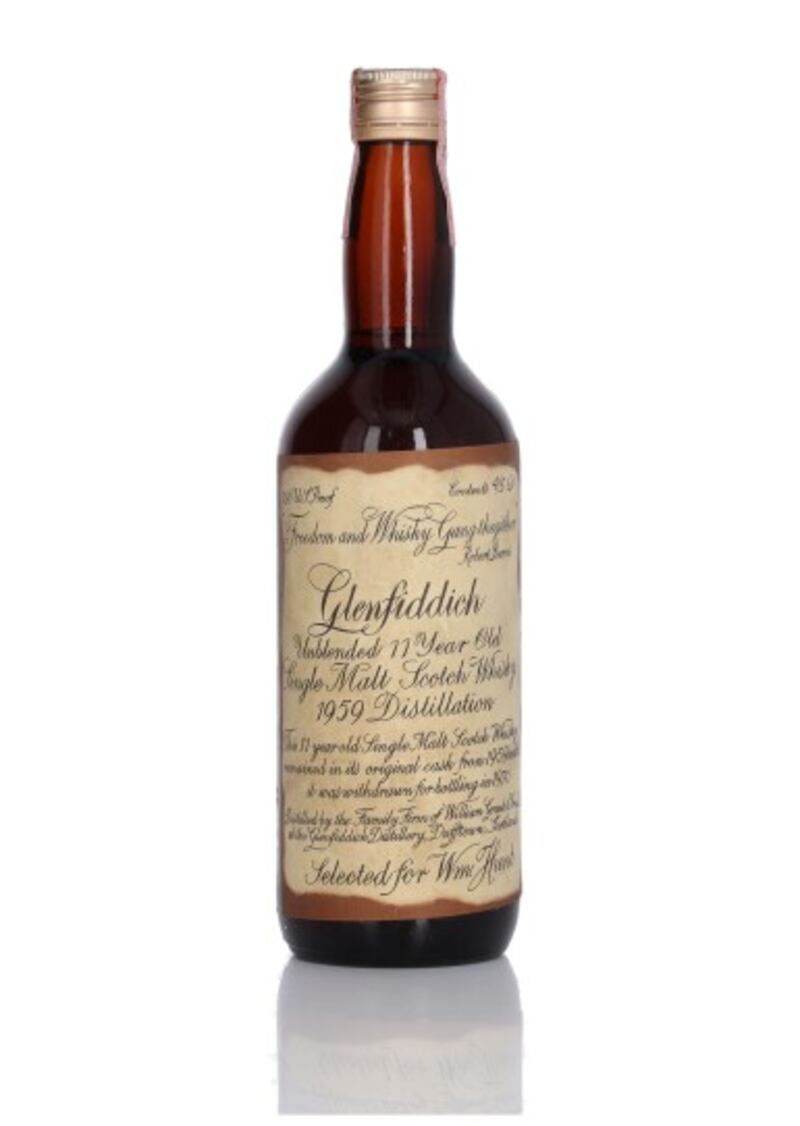 Glenfiddich 11 Year Old 100 Proof 1959