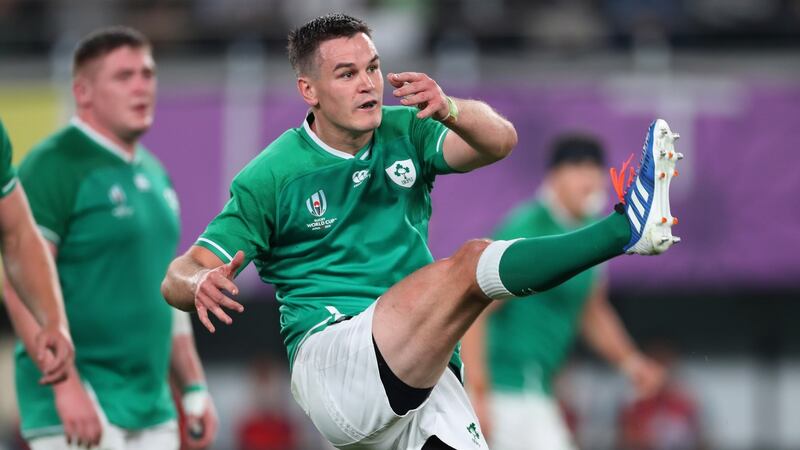 Sexton’s kicks to touch were preyed on by the All Blacks. Photo: Billy Stickland/Inpho