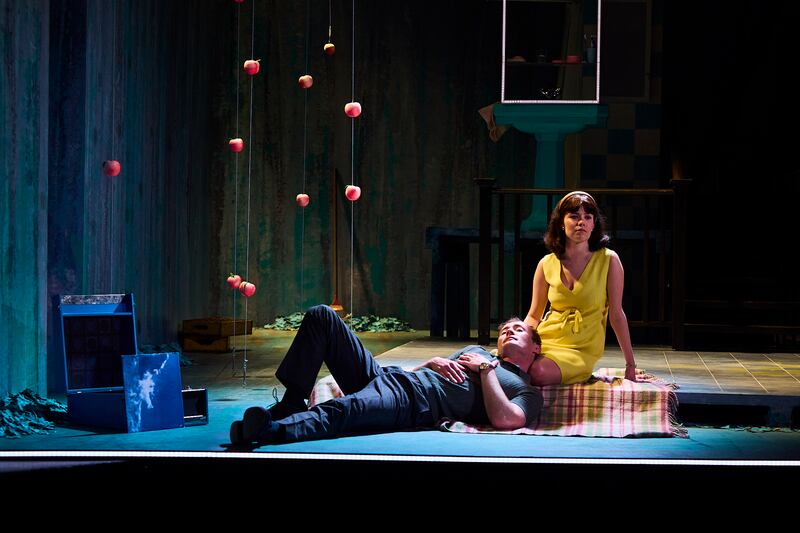 Lovesong: Naoise Dunbar and Zara Devlin. Photograph: Patricio Cassinoni