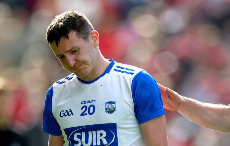 There was little consolation for Waterford and Shane Bennett after their defeat by Cork. Photograph: James Crombie/Inpho