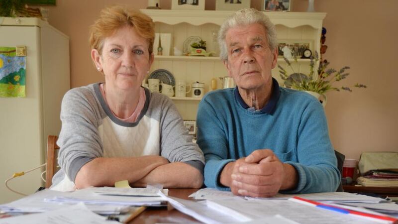 Violet and Martin Coyne in their home. Photograph: Alan Betson / The Irish Times