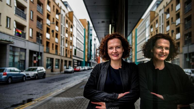 Gallery owner Oonagh Young will work with Dublin City Council on the Tree Line Project  on James Joyce Street. Photograph: Dara Mac Dónaill / The Irish Times