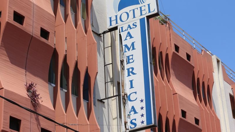 Where it happened: Hotel las Americas, in Santa Cruz. Photograph: Julien Behal/Phoenix Films