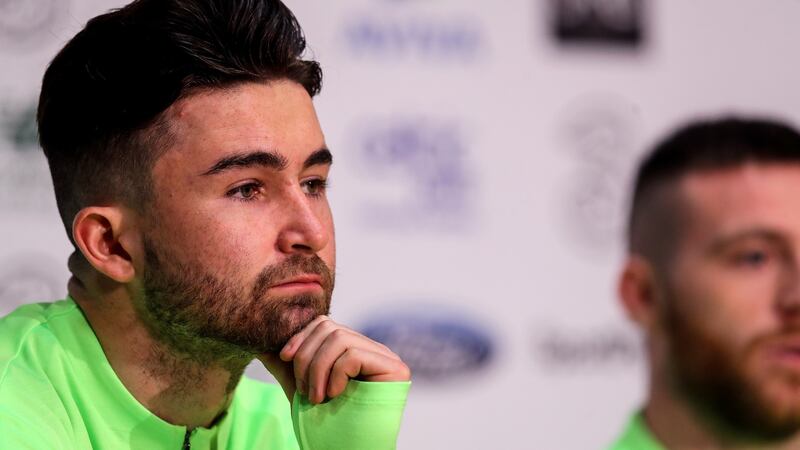 Seán Maguire: “Hopefully I’m on my A game come Saturday and get my first goal.” Photograph: Ryan Byrne/Inpho