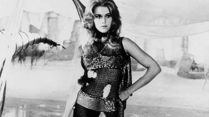 Jane Fonda during the making of Barbarella. Photograph: EPA