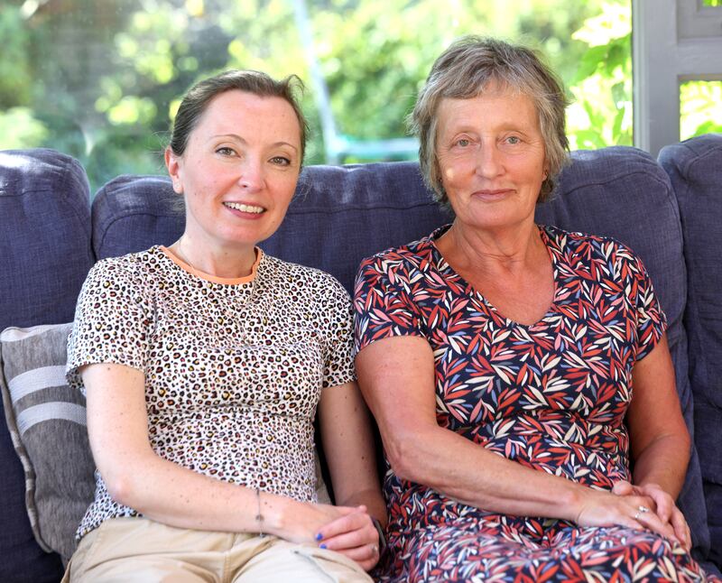 Geraldine Finucane with her daughter Katherine. Photograph: Stephen Davison