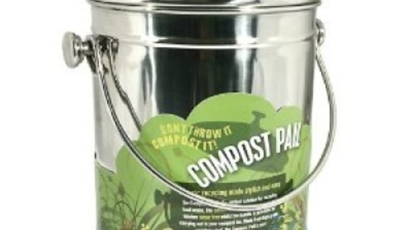 Counter-top compost pail (from €29.95) Howbert & Mays.