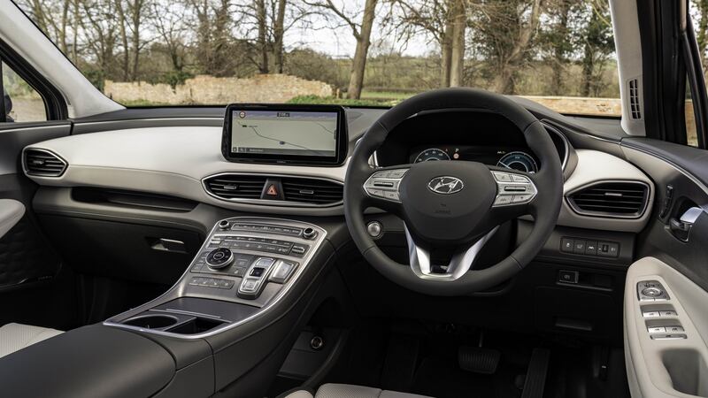 Hyundai has opted for buttons over a big touchscreen and it works well. Even the automatic gear options are chosen from a cluster of buttons