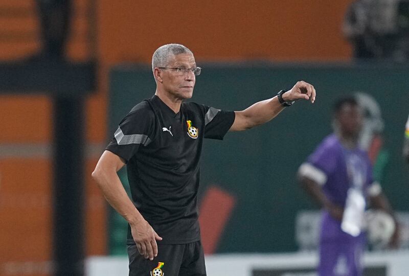 Ghana manager Chris Hughton during the Africa Cup of Nations group match against Cape Verde on January 14th, in Abidjan, Ivory Coast. Photograph: Ulrik Pedersen/DeFodi Images via Getty Images