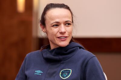 Ireland player Áine O’Gorman. Photograph: Laszlo Geczo/Inpho