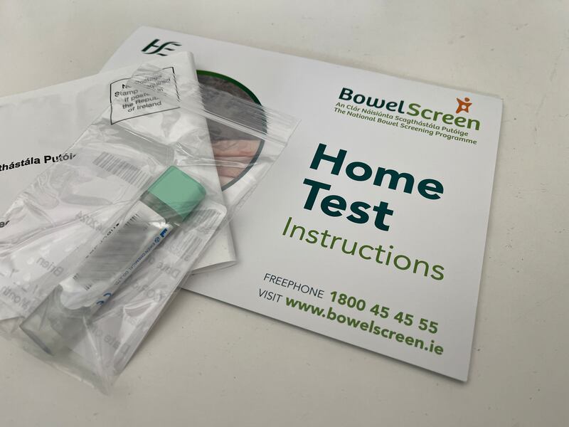 BowelScreen home test kit are sent out as part of the national bowel screening programme. Photograph: Bryan O’Brien