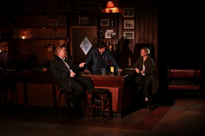 The Weir: Brendan Gleeson, Owen McDonnell and Kate Phillips. Photograph: Rich Gilligan
