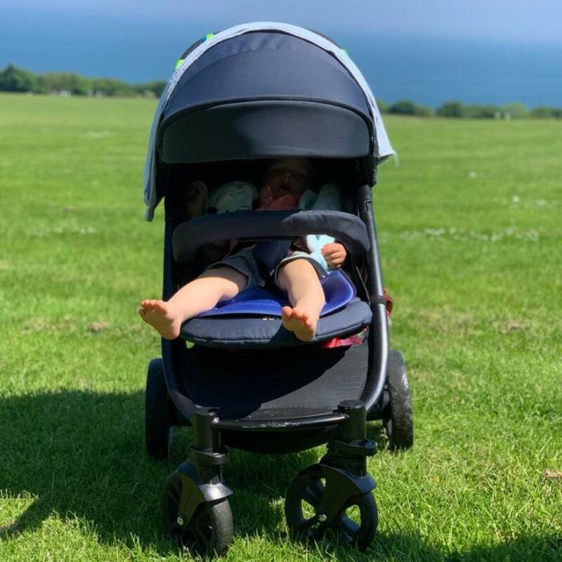 Philip (2) taking an after-lunch nap during a day out at Ardgillan Castle and Demesne in Balbriggan, Co Dublin, on Sunday. His parents, Matej and Natalia, said they had an ‘absolutely amazing day at a gorgeous place’. Photograph: Matej and Natalia
