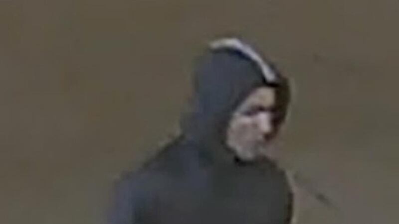 Undated handout CCTV image issued by Greater Manchester Police of the man detectives would like to speak to following the death of Dylan Crawford who died after being found unconscious in Spear Street, Manchester in the early hours of Wednesday. Photograph: GMP/PA Wire