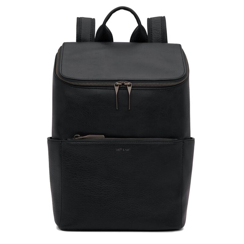 Black backpack by Matt & Nat €189 at Atrium, Powerscourt Townhouse Centre
