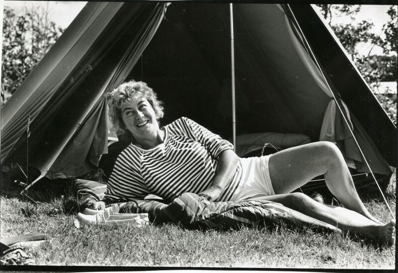 Nuala O'Faolain at Lough Gowna, Co Longford. Photograph: Frank Miller