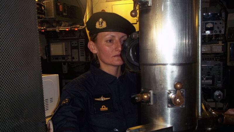 Eliana María Krawczyk, Argentina’s first female submarine officer, was serving on the missing ARA San Juan vessel. Argentine Navy/AFP/Getty Images