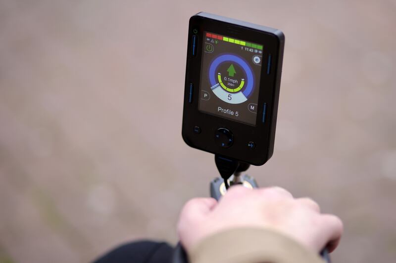 Eoghan Gorman's wheelchair control